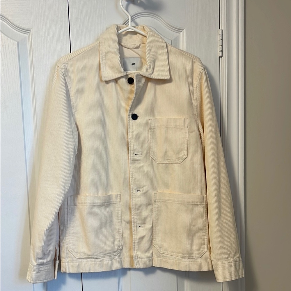 H&M Cream Corduroy Jacket